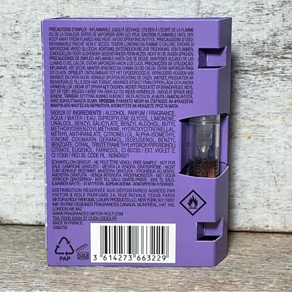 Viktor & Rolf Good Fortune Eau De Parfum Sample Spray Vial 1.2 mL / 0.04 oz New - Picture 6 of 6